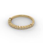 Bezel Set Round Lab Diamond Bubble Band - Image 2