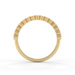 Bezel Set Round Lab Diamond Bubble Band - Image 3